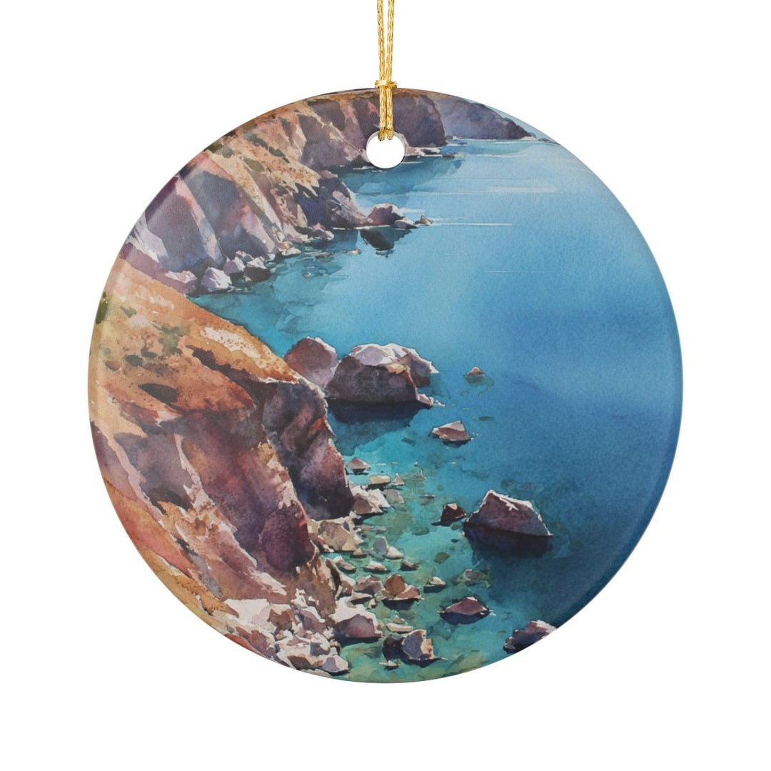 Channel Islands California USA Ornament: Unique Channel Islands Souvenir, Channel Islands California Xmas Decor, and Authentic Channel Islands Gift
