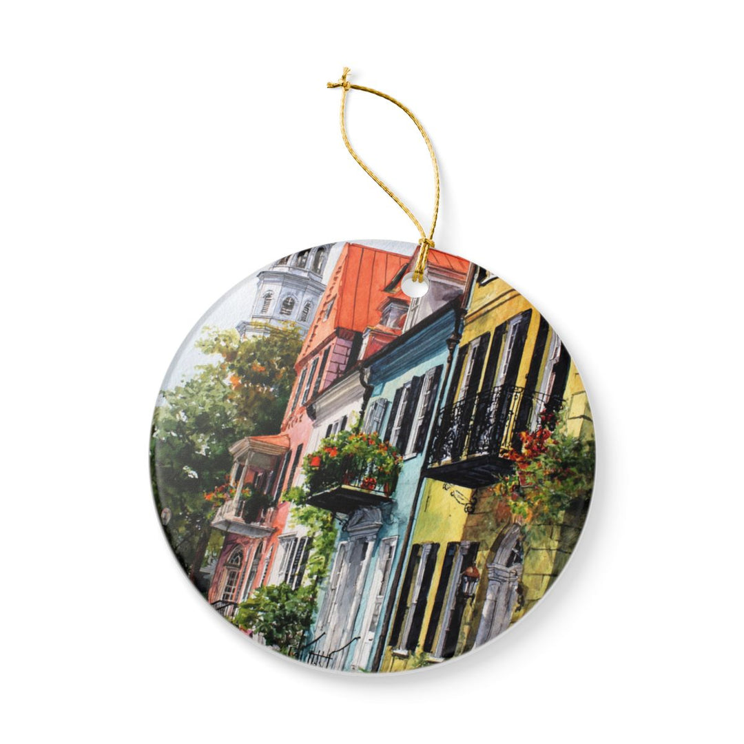 Charleston South Carolina Ornament: Unique Charleston Souvenir, Charleston South Carolina Xmas Decor, and Authentic Charleston Gift