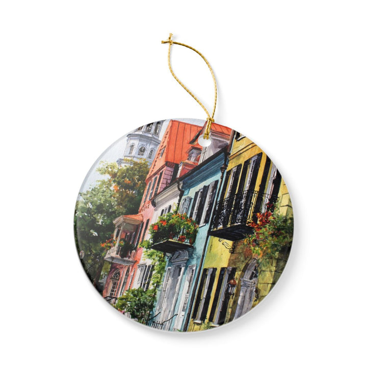Charleston South Carolina Ornament: Unique Charleston Souvenir, Charleston South Carolina Xmas Decor, and Authentic Charleston Gift