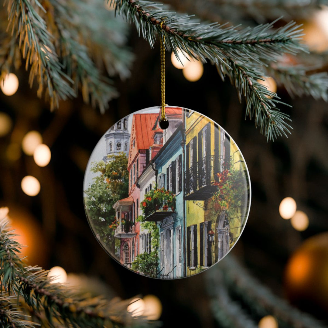 Charleston South Carolina Ornament: Unique Charleston Souvenir, Charleston South Carolina Xmas Decor, and Authentic Charleston Gift