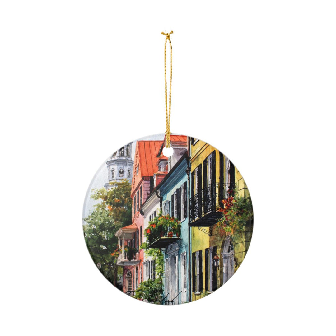 Charleston South Carolina Ornament: Unique Charleston Souvenir, Charleston South Carolina Xmas Decor, and Authentic Charleston Gift