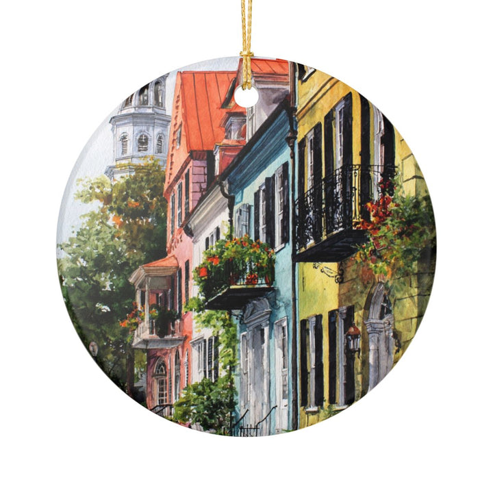 Charleston South Carolina Ornament: Unique Charleston Souvenir, Charleston South Carolina Xmas Decor, and Authentic Charleston Gift