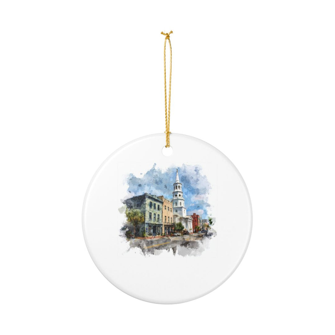 Charleston South Carolina Ornament: Unique Charleston Souvenir, Charleston South Carolina Xmas Decor, and Authentic Charleston Gift