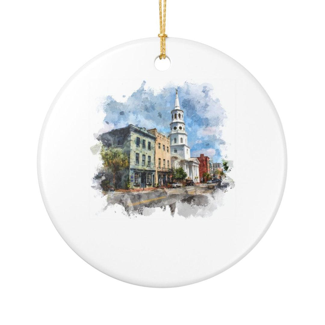 Charleston South Carolina Ornament: Unique Charleston Souvenir, Charleston South Carolina Xmas Decor, and Authentic Charleston Gift