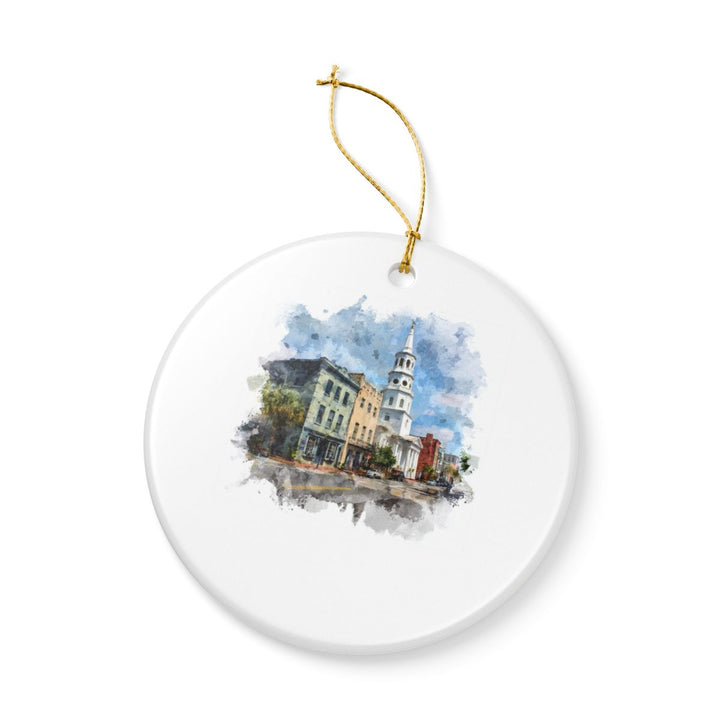 Charleston South Carolina Ornament: Unique Charleston Souvenir, Charleston South Carolina Xmas Decor, and Authentic Charleston Gift