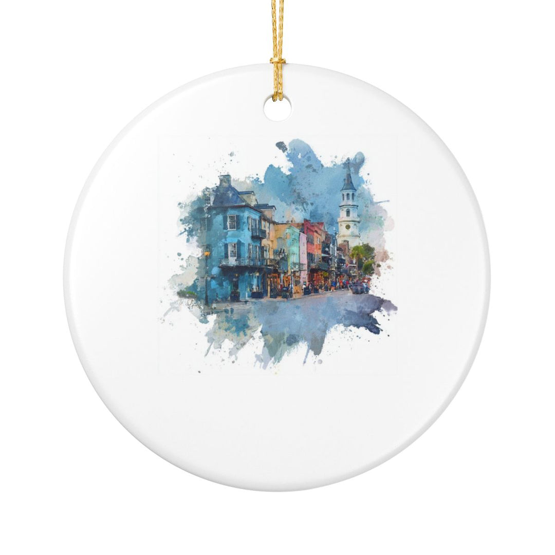 Charleston South Carolina Ornament: Unique Charleston Souvenir, Charleston South Carolina Xmas Decor, and Authentic Charleston Gift