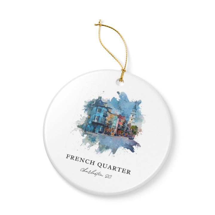 Charleston South Carolina Ornament: Unique Charleston Souvenir, Charleston South Carolina Xmas Decor, and Authentic Charleston Gift