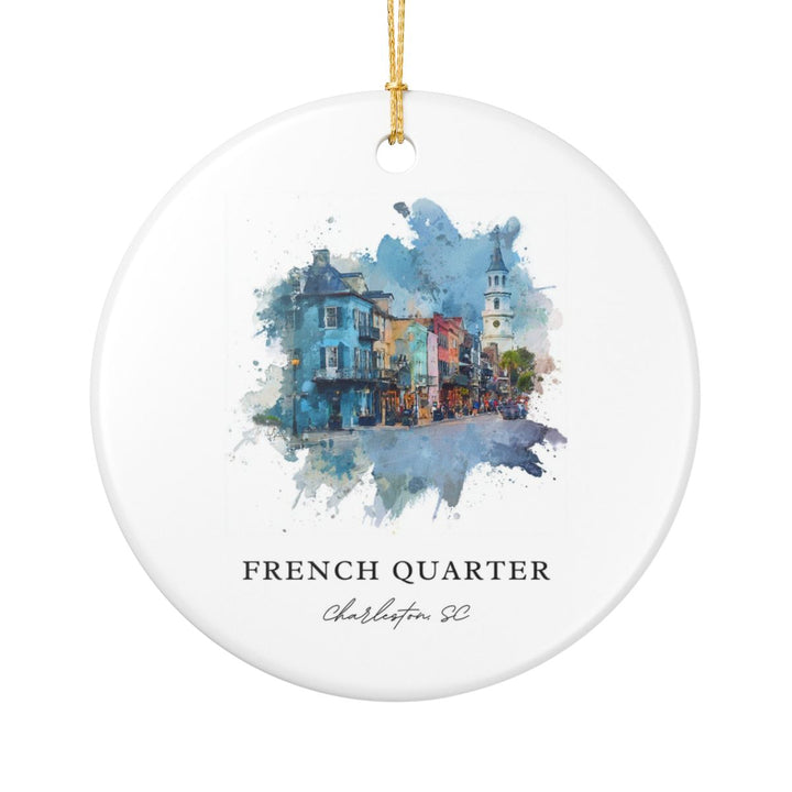 Charleston South Carolina Ornament: Unique Charleston Souvenir, Charleston South Carolina Xmas Decor, and Authentic Charleston Gift