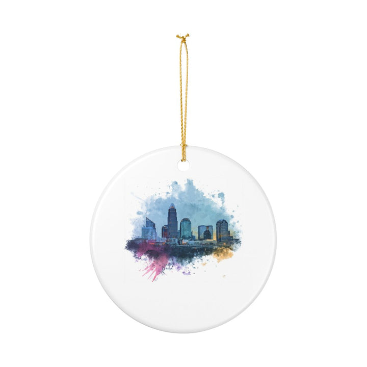 Charlotte North Carolina Ornament: Unique Charlotte Souvenir, Charlotte North Carolina Xmas Decor, and Authentic Charlotte Gift