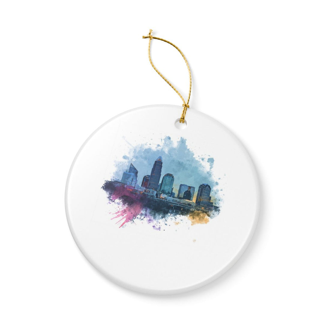Charlotte North Carolina Ornament: Unique Charlotte Souvenir, Charlotte North Carolina Xmas Decor, and Authentic Charlotte Gift
