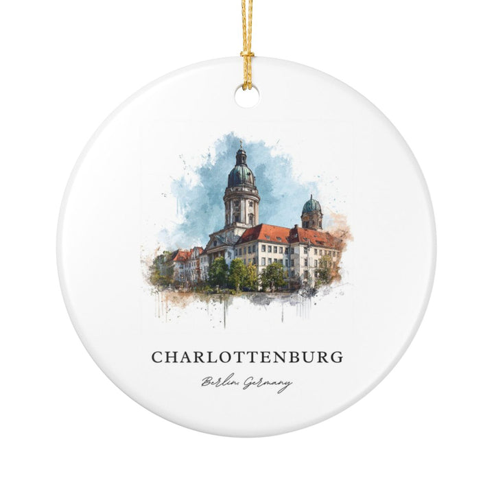 Charlottenburg Germany Ornament: Unique Charlottenburg Souvenir, Charlottenburg Germany Xmas Decor, and Authentic Charlottenburg Gift