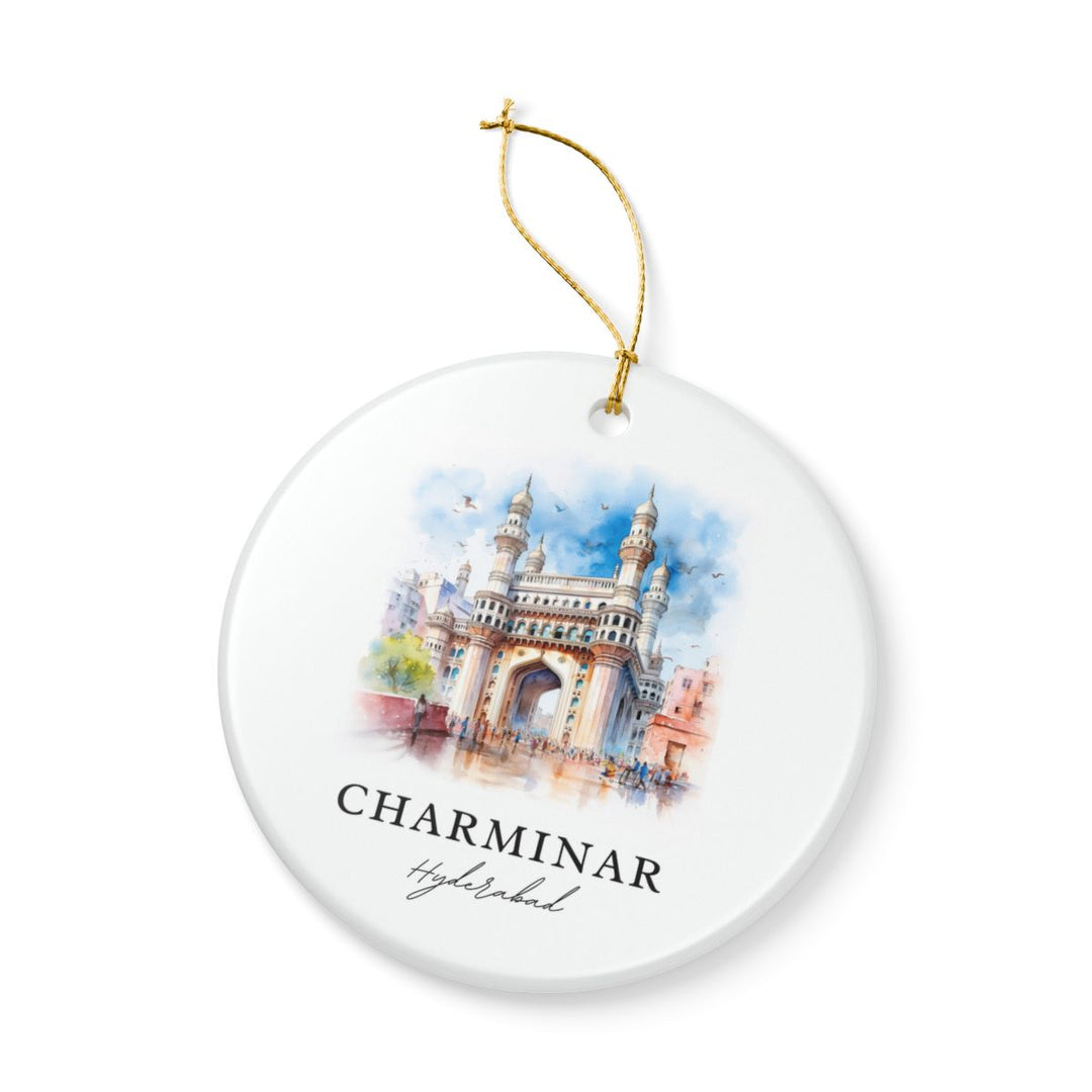 Charminar Hyderabad India Ornament: Unique Charminar Hyderabad Souvenir, Charminar Hyderabad India Xmas Decor, and Authentic Charminar Hyderabad Gift