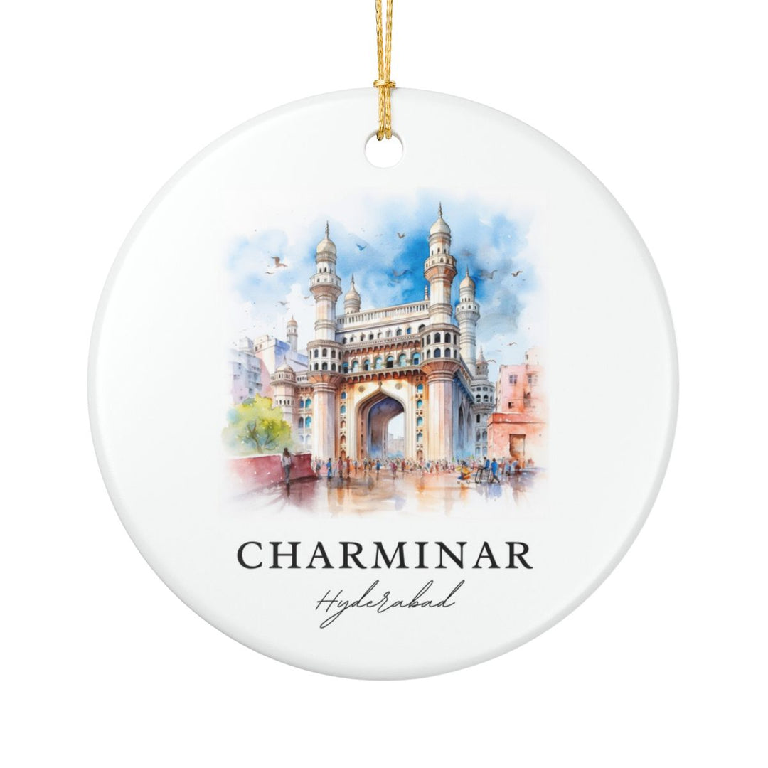 Charminar Hyderabad India Ornament: Unique Charminar Hyderabad Souvenir, Charminar Hyderabad India Xmas Decor, and Authentic Charminar Hyderabad Gift
