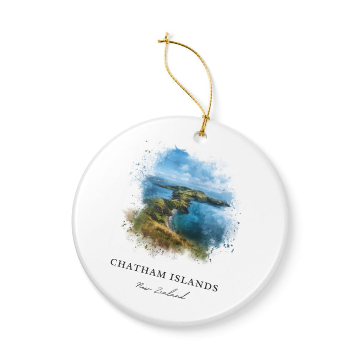 Chatham Islands New Zealand Ornament: Unique Chatham Islands Souvenir, Chatham Islands New Zealand Xmas Decor, and Authentic Chatham Islands Gift