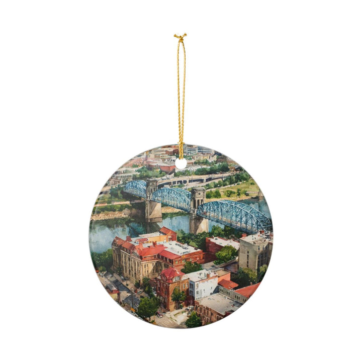 Chattanooga TN Ornament: Unique Chattanooga Souvenir, Chattanooga Tennessee Xmas Decor, and Authentic Chattanooga Gift