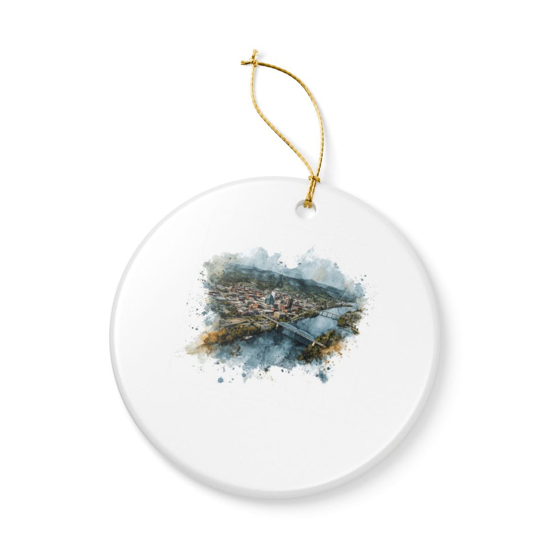 Chattanooga Ornament: Unique Chattanooga Souvenir, Chattanooga Xmas Decor, and Authentic Chattanooga Gift
