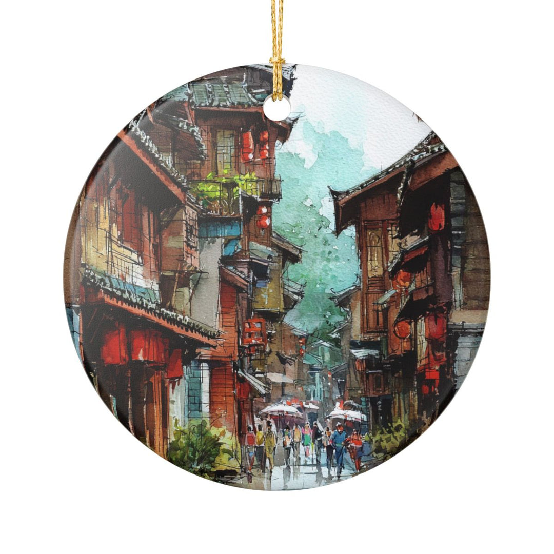 Chengdu China Ornament: Unique Chengdu Souvenir, Chengdu China Xmas Decor, and Authentic Chengdu Gift