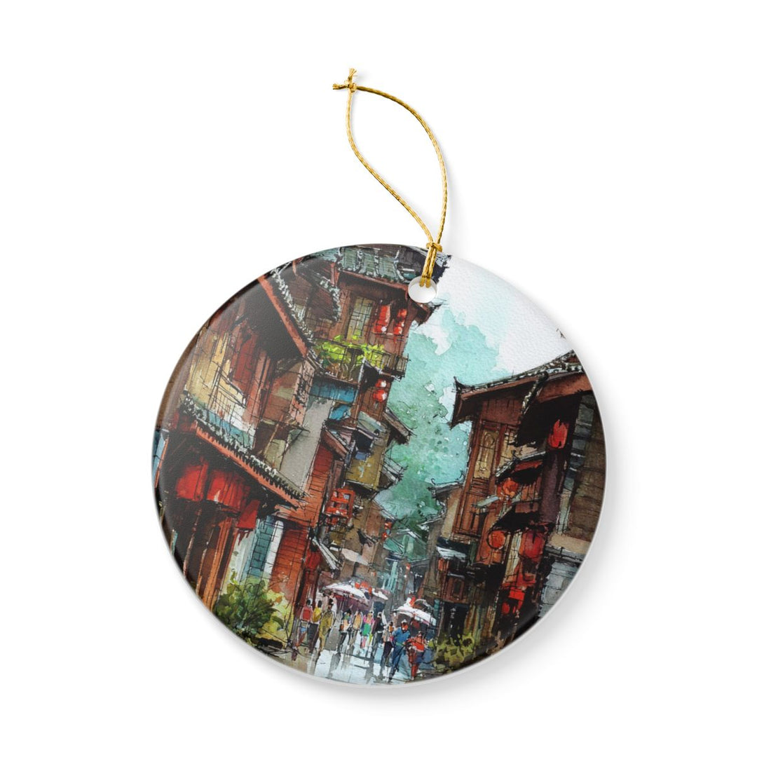 Chengdu China Ornament: Unique Chengdu Souvenir, Chengdu China Xmas Decor, and Authentic Chengdu Gift