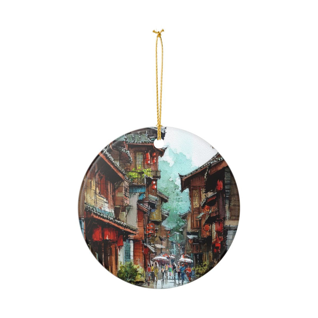 Chengdu China Ornament: Unique Chengdu Souvenir, Chengdu China Xmas Decor, and Authentic Chengdu Gift