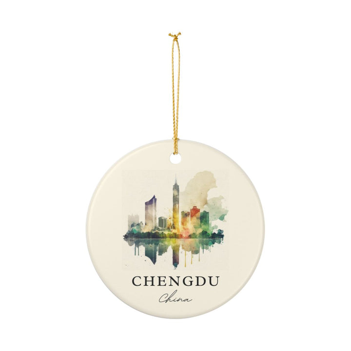 Chengdu China Ornament: Unique Chengdu Souvenir, Chengdu China Xmas Decor, and Authentic Chengdu Gift
