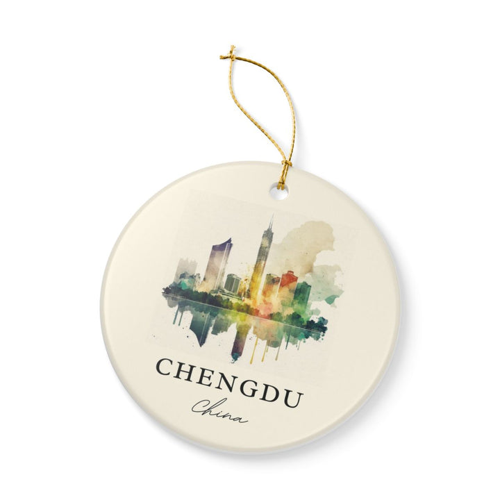 Chengdu China Ornament: Unique Chengdu Souvenir, Chengdu China Xmas Decor, and Authentic Chengdu Gift