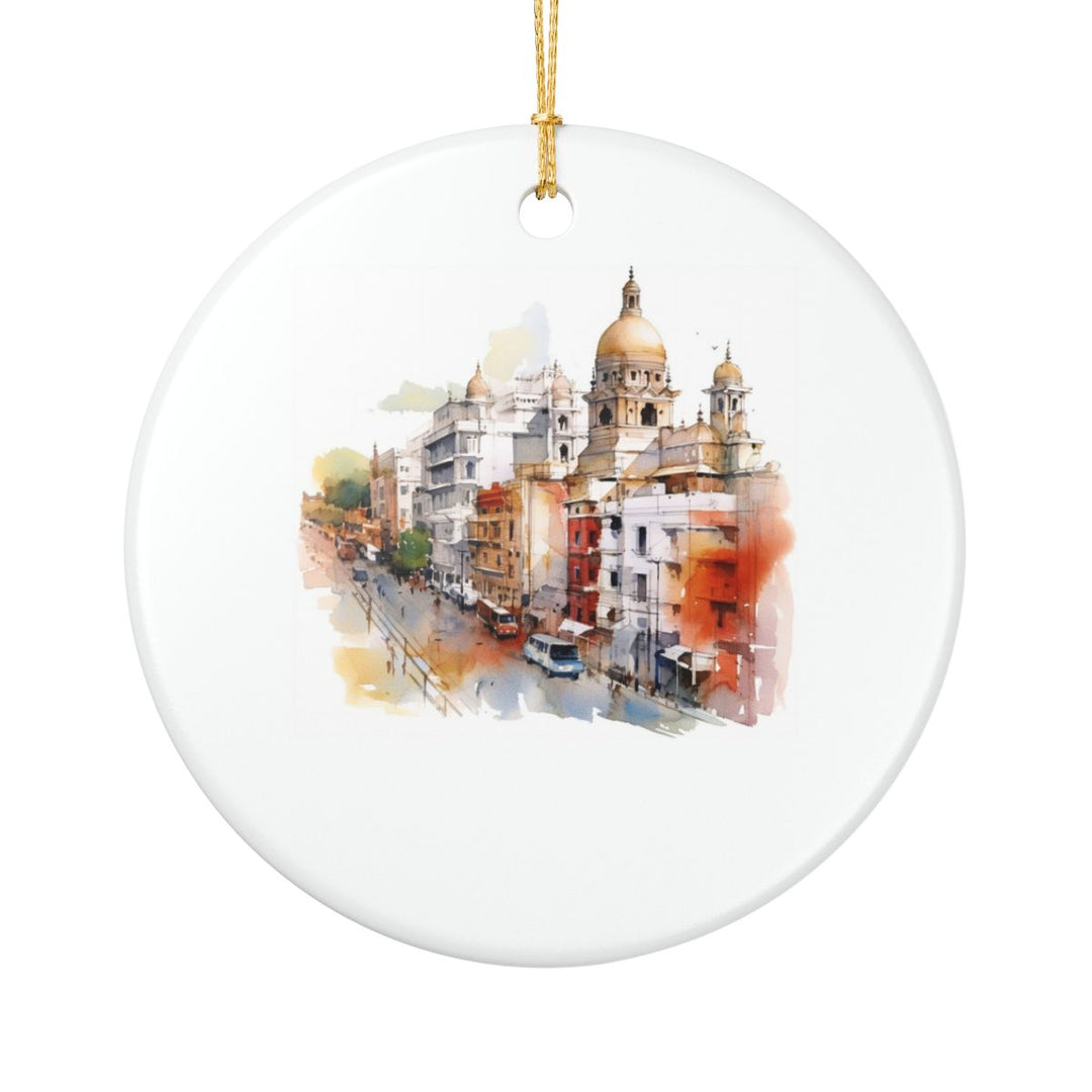 Chennai India Ornament: Unique Chennai Souvenir, Chennai India Xmas Decor, and Authentic Chennai Gift