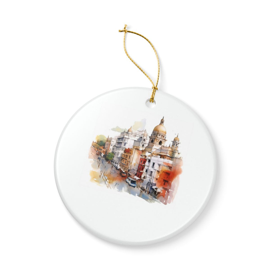 Chennai India Ornament: Unique Chennai Souvenir, Chennai India Xmas Decor, and Authentic Chennai Gift