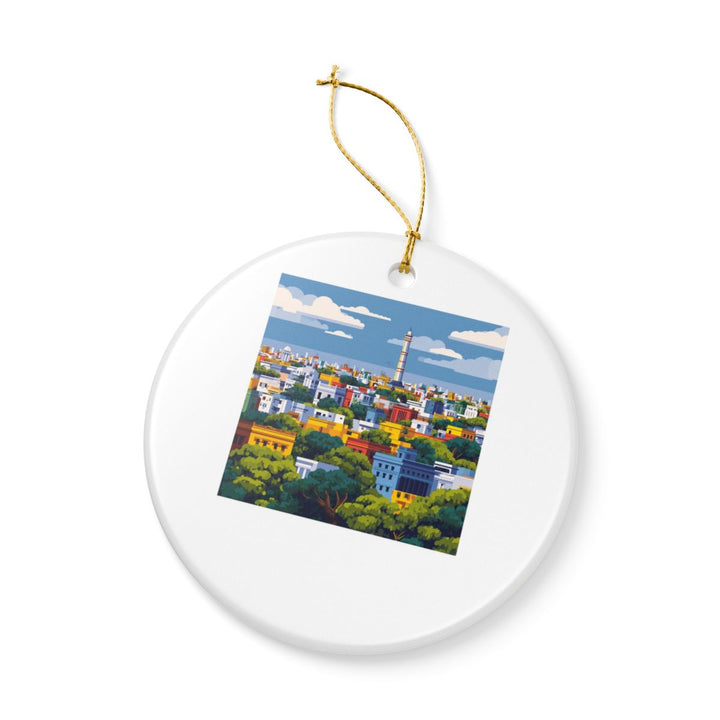 Chennai India Ornament: Unique Chennai Souvenir, Chennai India Xmas Decor, and Authentic Chennai Gift