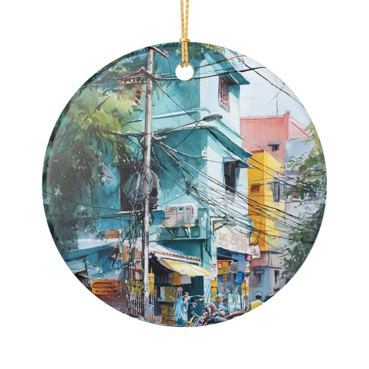 Chennai India Ornament: Unique Chennai Souvenir, Chennai India Xmas Decor, and Authentic Chennai Gift