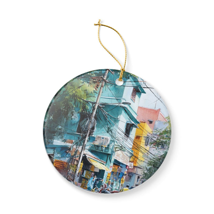 Chennai India Ornament: Unique Chennai Souvenir, Chennai India Xmas Decor, and Authentic Chennai Gift