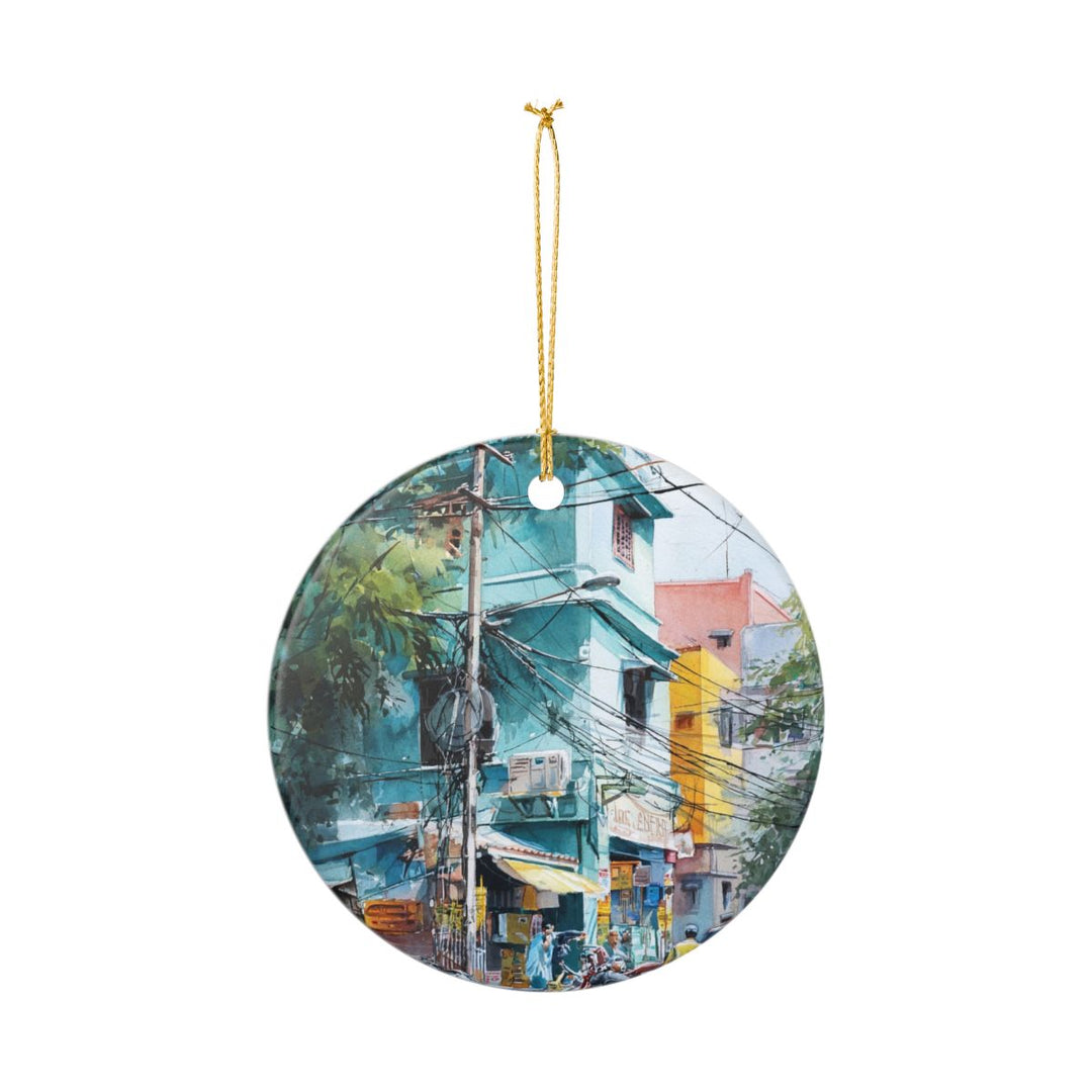 Chennai India Ornament: Unique Chennai Souvenir, Chennai India Xmas Decor, and Authentic Chennai Gift