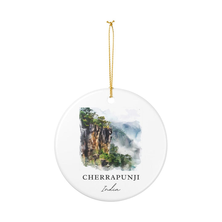 Cherrapunji India Ornament: Unique Cherrapunji Souvenir, Cherrapunji India Xmas Decor, and Authentic Cherrapunji Gift