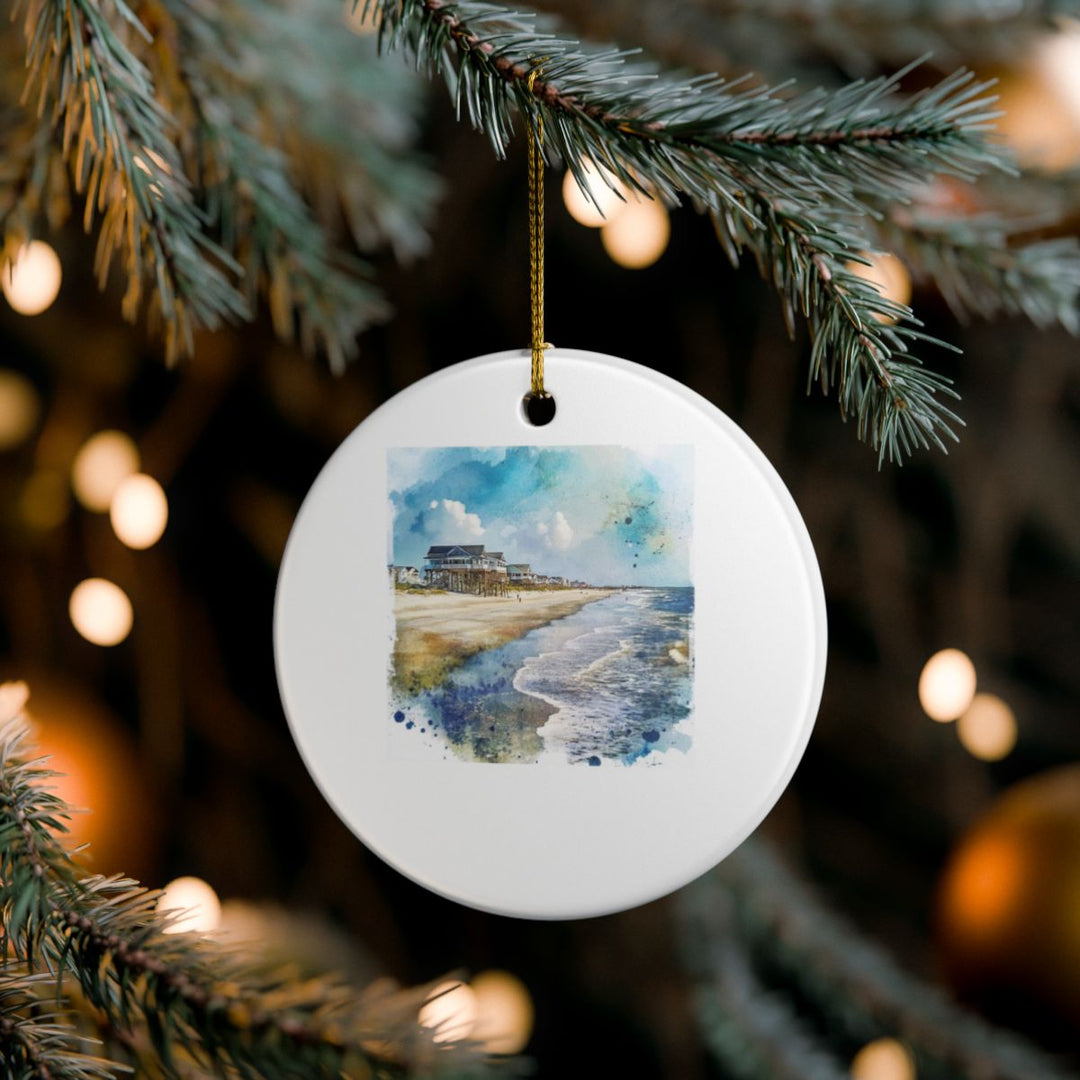 Cherry Grove Beach SC Ornament: Unique Cherry Grove Beach Souvenir, Cherry Grove Beach South Carolina Xmas Decor, and Authentic Cherry Grove Beach Gift
