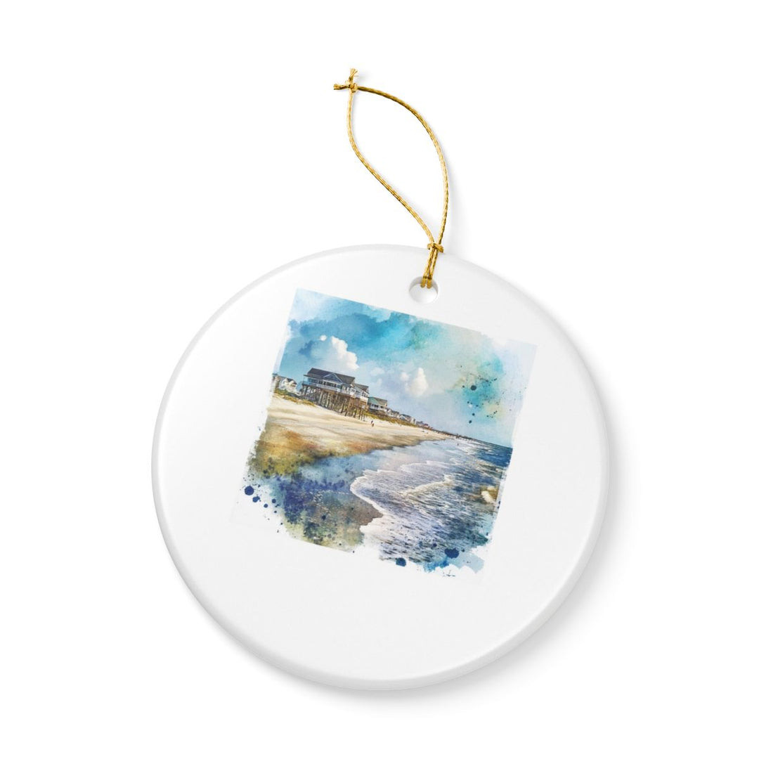 Cherry Grove Beach SC Ornament: Unique Cherry Grove Beach Souvenir, Cherry Grove Beach South Carolina Xmas Decor, and Authentic Cherry Grove Beach Gift