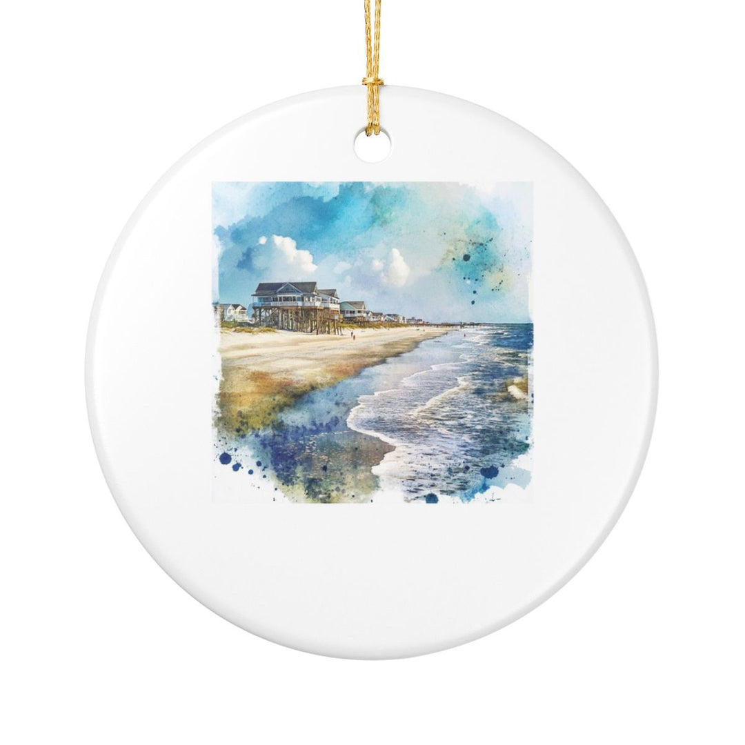 Cherry Grove Beach SC Ornament: Unique Cherry Grove Beach Souvenir, Cherry Grove Beach South Carolina Xmas Decor, and Authentic Cherry Grove Beach Gift