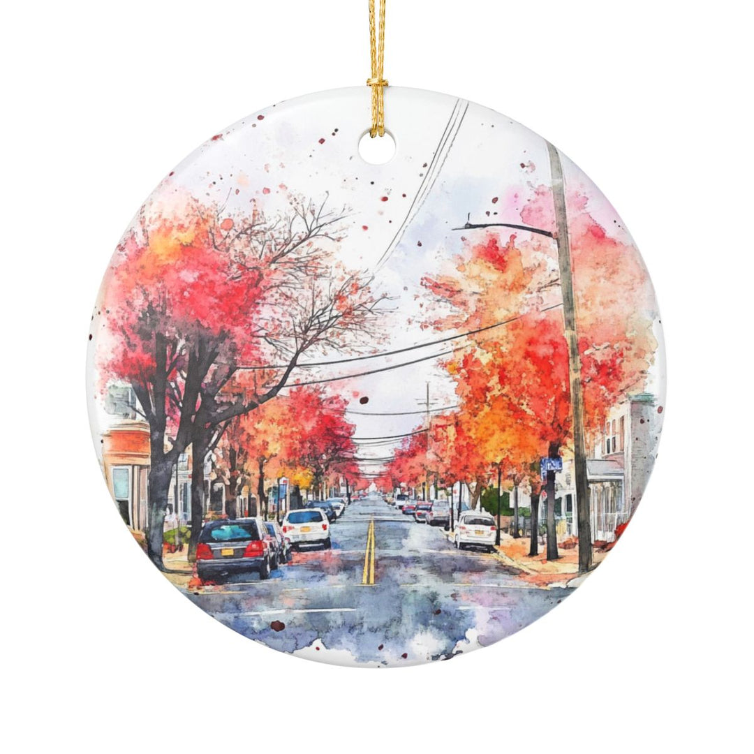 Cherry Hill New Jersey Ornament: Unique Cherry Hill Souvenir, Cherry Hill New Jersey Xmas Decor, and Authentic Cherry Hill Gift
