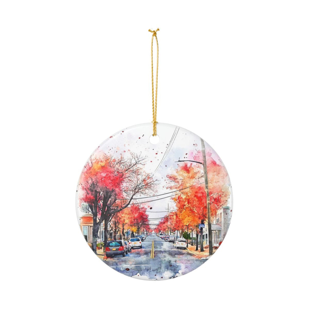 Cherry Hill New Jersey Ornament: Unique Cherry Hill Souvenir, Cherry Hill New Jersey Xmas Decor, and Authentic Cherry Hill Gift