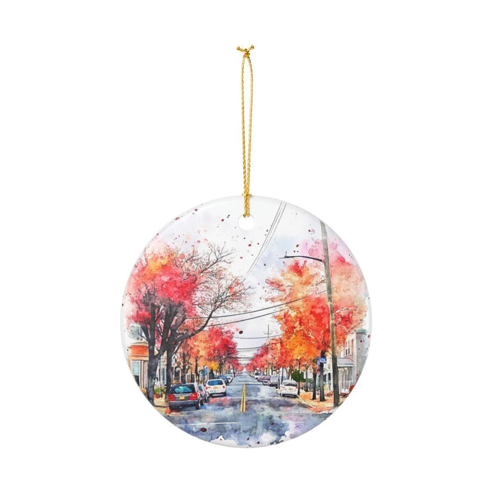 Cherry Hill New Jersey Ornament: Unique Cherry Hill Souvenir, Cherry Hill New Jersey Xmas Decor, and Authentic Cherry Hill Gift