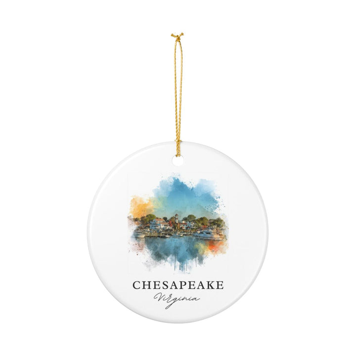 Chesapeake Virginia A Ornament: Unique Chesapeake Virginia A Souvenir, Chesapeake Virginia A Xmas Decor, and Authentic Chesapeake Virginia A Gift