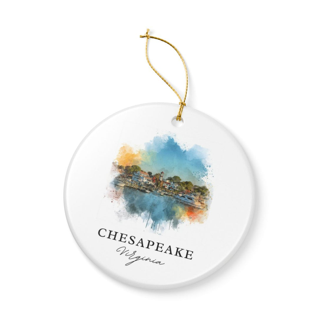 Chesapeake Virginia A Ornament: Unique Chesapeake Virginia A Souvenir, Chesapeake Virginia A Xmas Decor, and Authentic Chesapeake Virginia A Gift