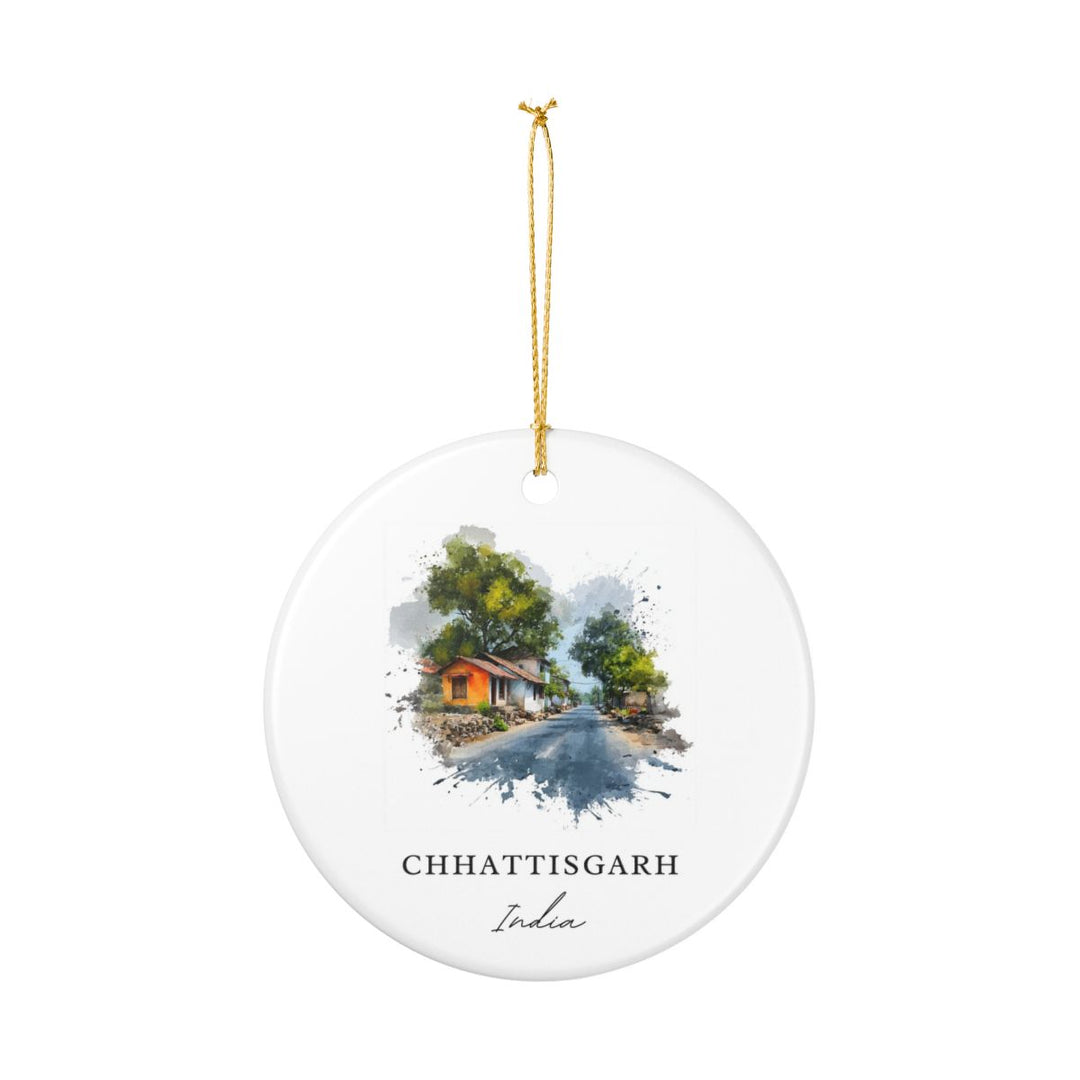 Chhattisgarh India Ornament: Unique Chhattisgarh Souvenir, Chhattisgarh India Xmas Decor, and Authentic Chhattisgarh Gift