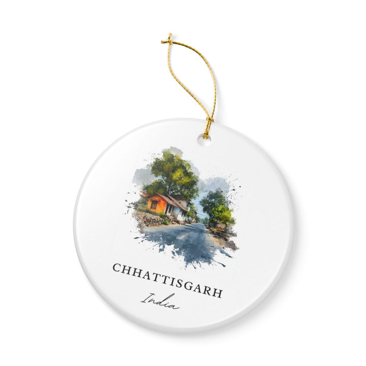 Chhattisgarh India Ornament: Unique Chhattisgarh Souvenir, Chhattisgarh India Xmas Decor, and Authentic Chhattisgarh Gift