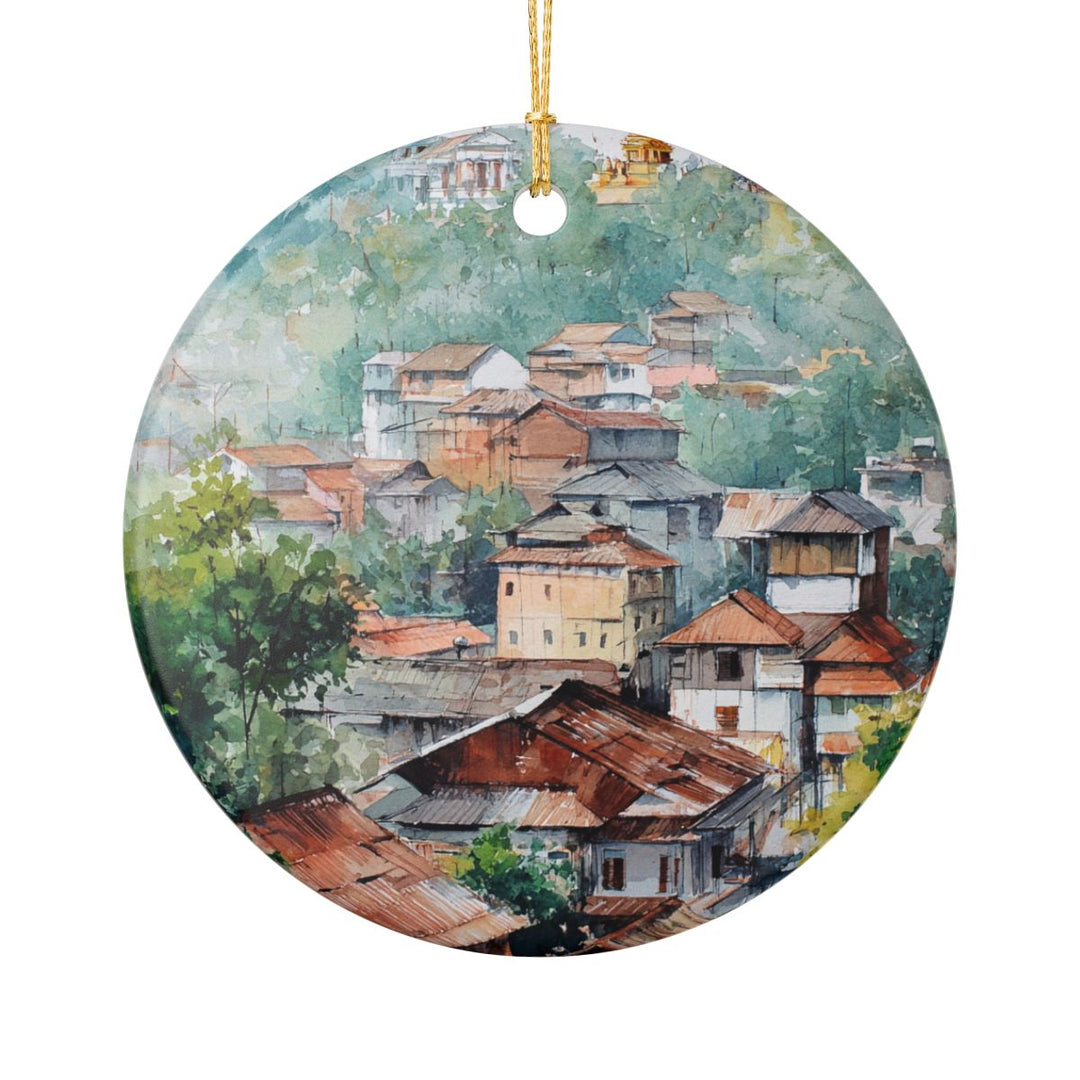 Chiang Mai Thailand Ornament: Unique Chiang Mai Souvenir, Chiang Mai Thailand Xmas Decor, and Authentic Chiang Mai Gift