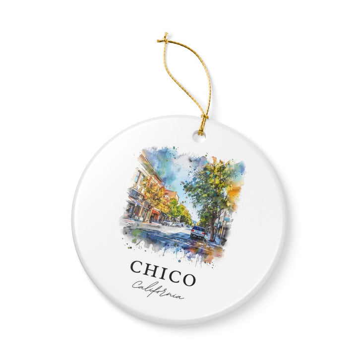 Chico California Ornament: Unique Chico California Souvenir, Chico California Xmas Decor, and Authentic Chico California Gift