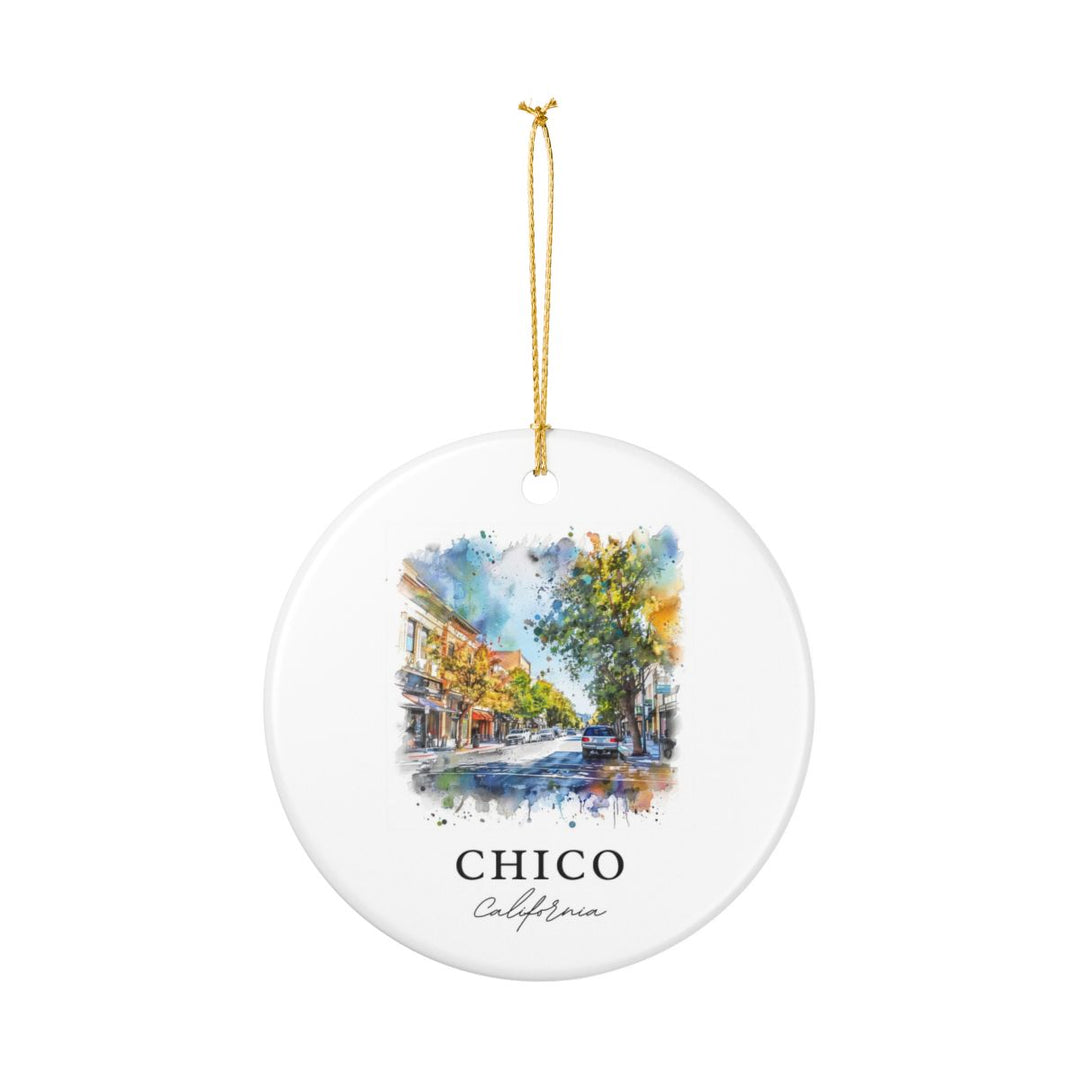 Chico California Ornament: Unique Chico California Souvenir, Chico California Xmas Decor, and Authentic Chico California Gift