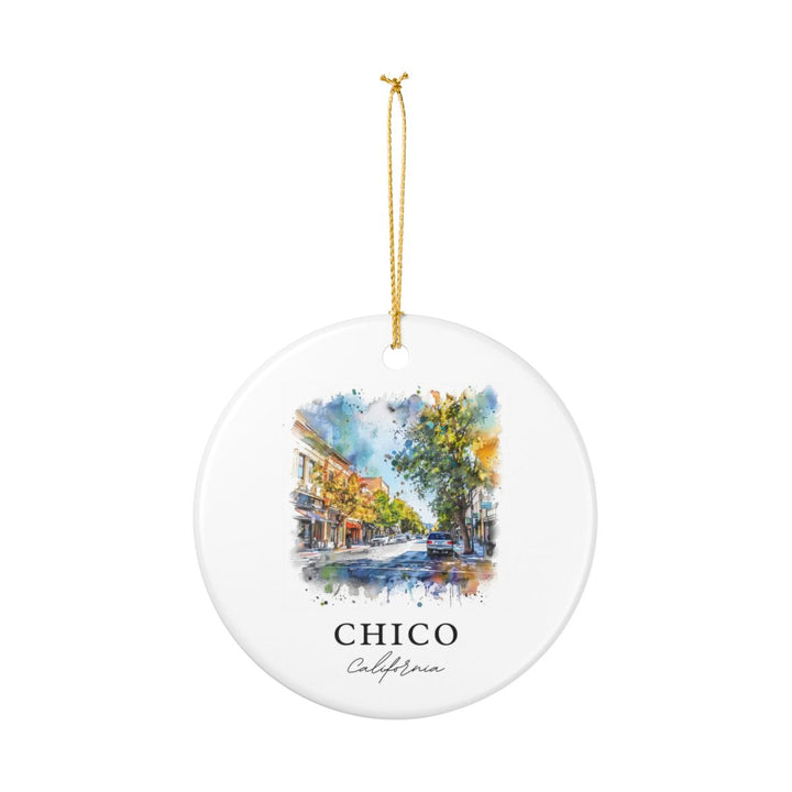 Chico California Ornament: Unique Chico California Souvenir, Chico California Xmas Decor, and Authentic Chico California Gift