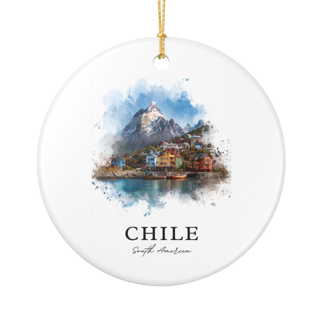 Chile Chile Ornament: Unique Chile Souvenir, Chile Chile Xmas Decor, and Authentic Chile Gift