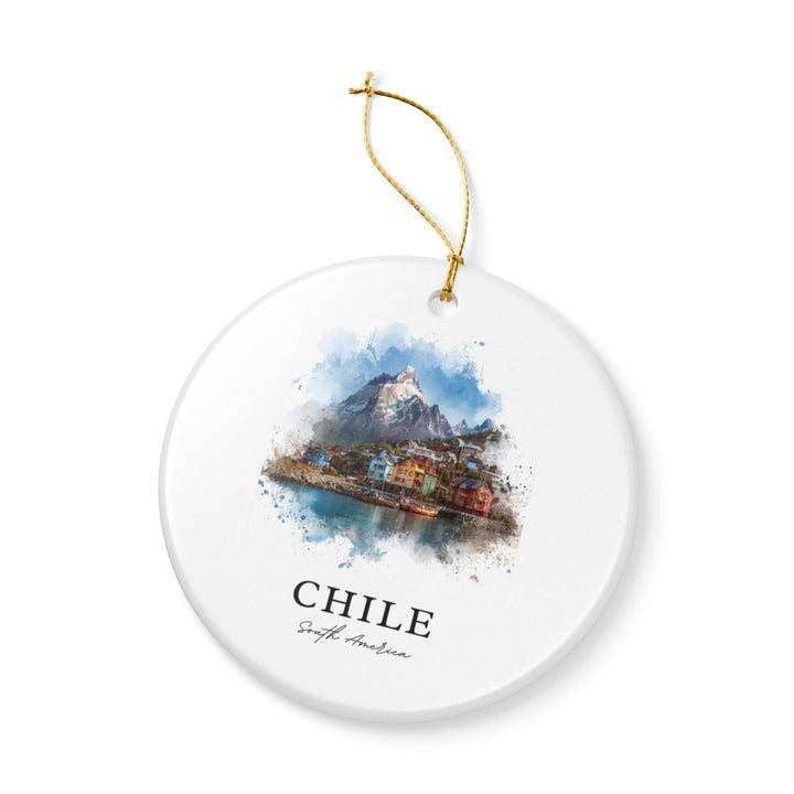 Chile Chile Ornament: Unique Chile Souvenir, Chile Chile Xmas Decor, and Authentic Chile Gift