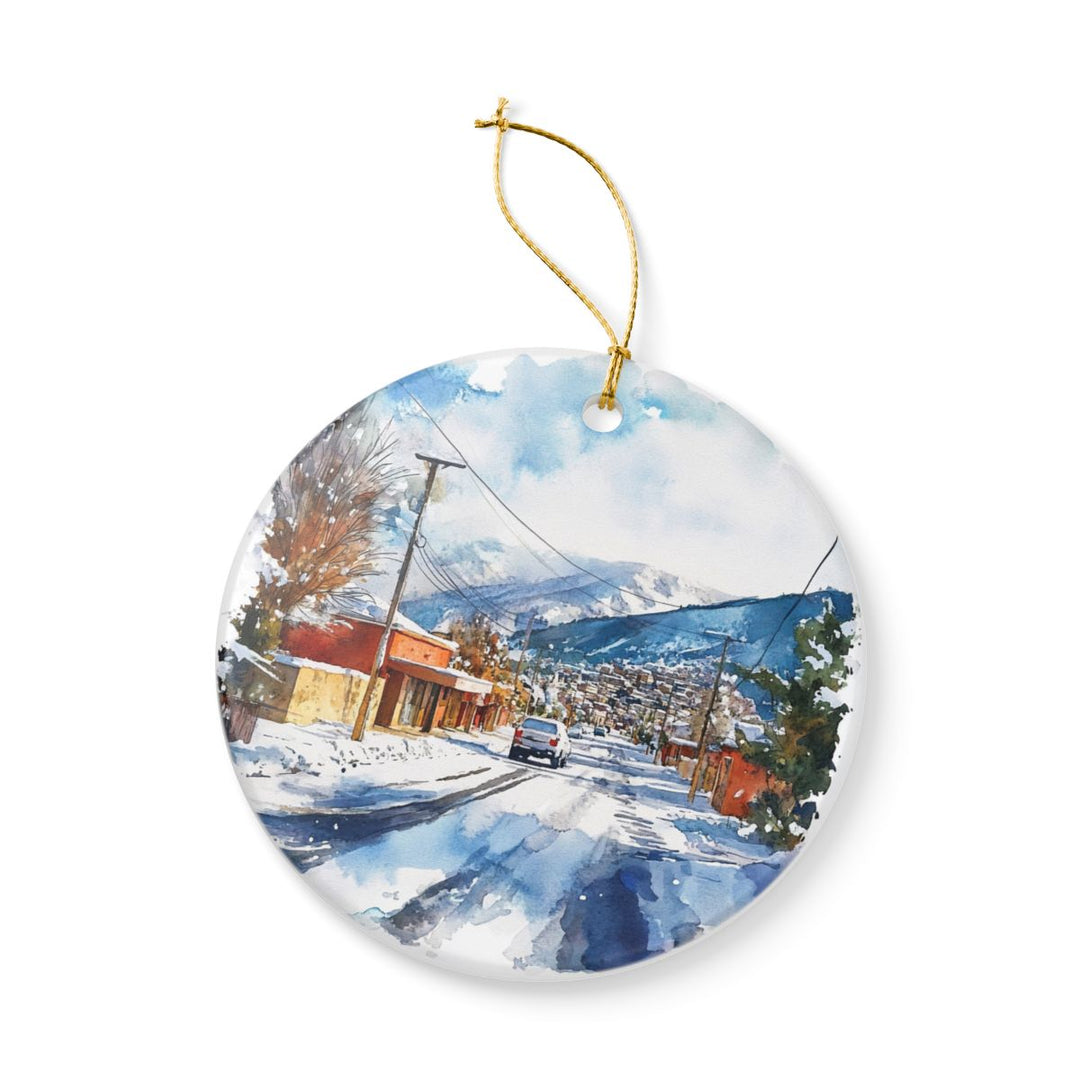 Chillan Chile Ornament: Unique Chillan Chile Souvenir, Chillan Chile Xmas Decor, and Authentic Chillan Chile Gift
