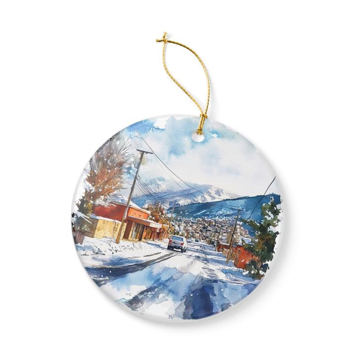 Chillan Chile Ornament: Unique Chillan Chile Souvenir, Chillan Chile Xmas Decor, and Authentic Chillan Chile Gift
